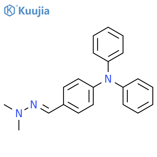 Benzaldehyde, 4-(diphenylamino)-, dimethylhydrazone structure
