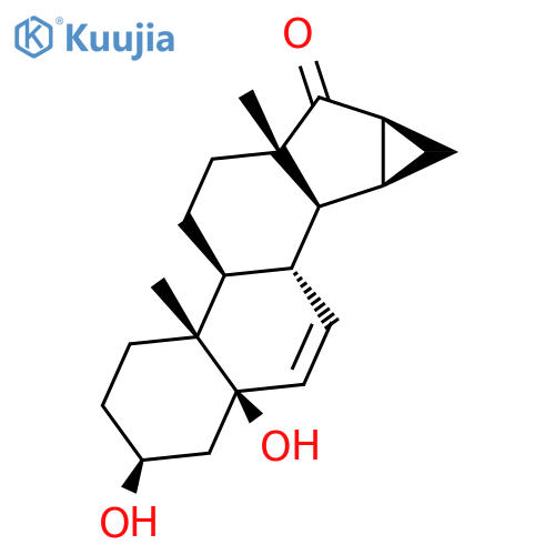 3β,5-Dihydroxy-15β,16β-methylene-5β-androst-6-en-17-one structure