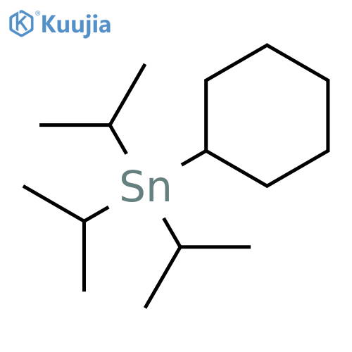 Stannane, cyclohexyltris(1-methylethyl)- structure