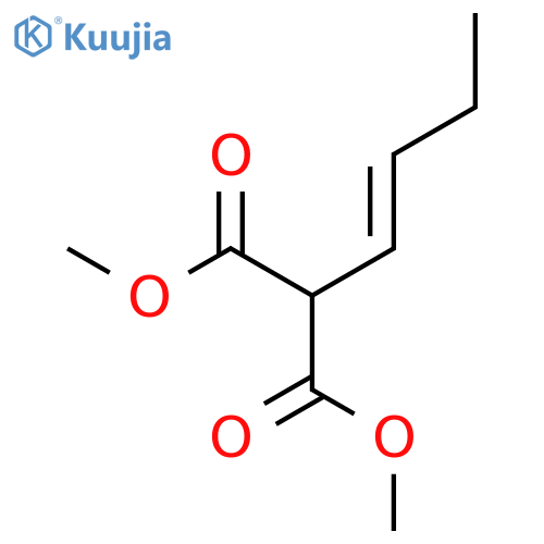 ((E)-But-2-enyl)malonic Acid Dimethyl Ester structure