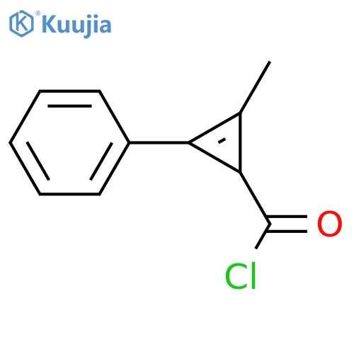 2-Cyclopropene-1-carbonylchloride, 2-methyl-3-phenyl-, (S)- (9CI) structure