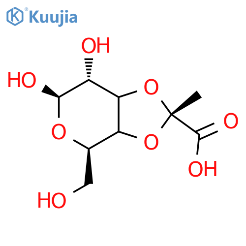 (2S,4R,6R,7R)-6,7-Dihydroxy-4-(hydroxymethyl)-2-methyl-4,6,7,7a-tetrahydro-3aH-[1,3]dioxolo[4,5-c]pyran-2-carboxylic acid structure