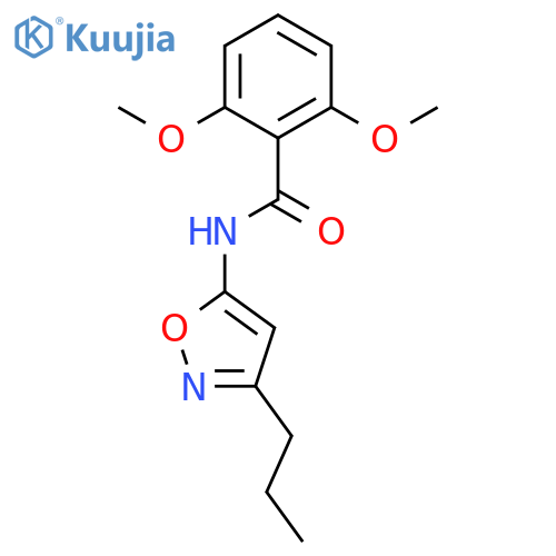 Benzamide, 2,6-dimethoxy-N-(3-propyl-5-isoxazolyl)- structure