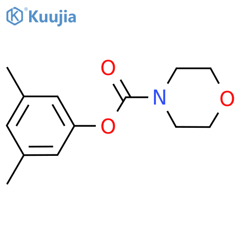 3,5-dimethylphenyl 4-morpholinecarboxylate structure