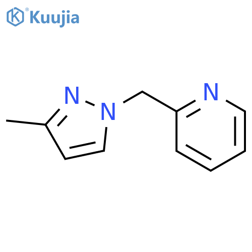 Pyridine, 2-[(3-methyl-1H-pyrazol-1-yl)methyl]- structure