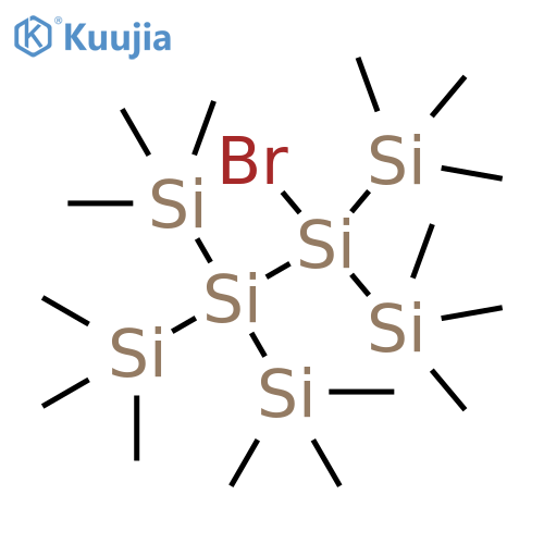 Tetrasilane, 2-bromo-1,1,1,4,4,4-hexamethyl-2,3,3-tris(trimethylsilyl)- structure