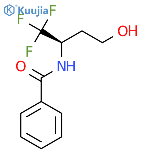 Benzamide, N-[(1R)-3-hydroxy-1-(trifluoromethyl)propyl]- structure