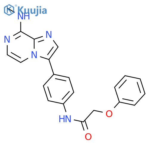 Acetamide, N-[4-[8-(methylamino)imidazo[1,2-a]pyrazin-3-yl]phenyl]-2-phenoxy- structure