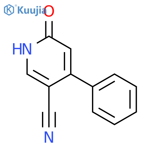 3-Pyridinecarbonitrile, 1,6-dihydro-6-oxo-4-phenyl- structure