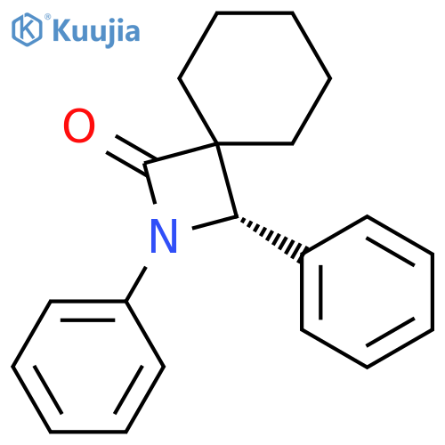 2-AZASPIRO[3.5]NONAN-1-ONE, 2,3-DIPHENYL-, (S)- structure