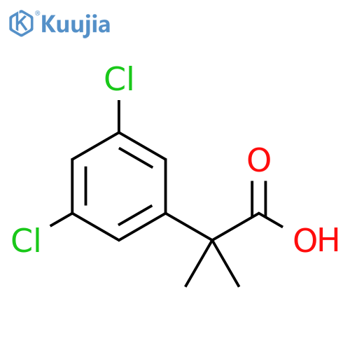 2-(3,5-dichlorophenyl)-2-methylpropanoic acid structure