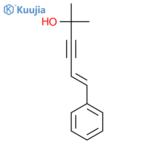 5-Hexen-3-yn-2-ol, 2-methyl-6-phenyl-, (5E)- structure