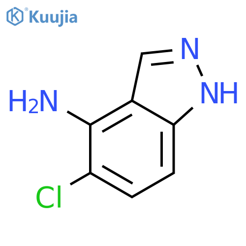 1H-Indazol-4-amine, 5-chloro- structure
