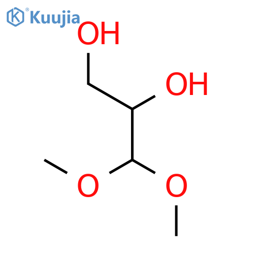 3,3-Dimethoxypropane-1,2-diol structure