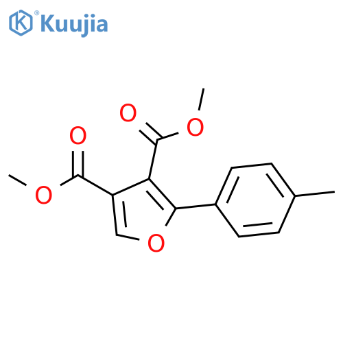 3,4-Furandicarboxylic acid, 2-(4-methylphenyl)-, dimethyl ester structure