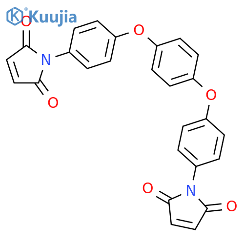 1,1'-((1,4-Phenylenebis(oxy))bis(4,1-phenylene))bis(1H-pyrrole-2,5-dione) structure