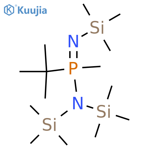 Phosphinimidic amide,P-(1,1-dimethylethyl)-P-methyl-N,N,N'-tris(trimethylsilyl)- structure