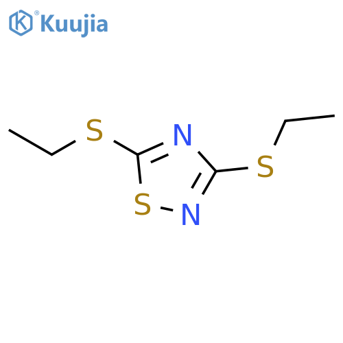 1,2,4-THIADIAZOLE, 3,5-BIS(ETHYLTHIO)- structure