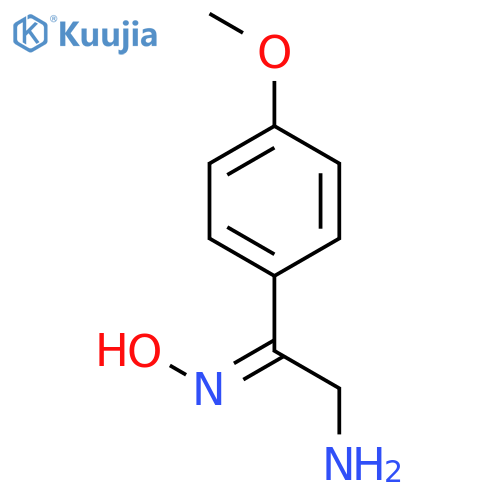 2-AMINO-1-(4-METHOXY-PHENYL)-ETHANONE OXIME structure
