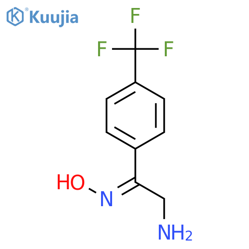 Ethanone,2-amino-1-[4-(trifluoromethyl)phenyl]-, oxime structure
