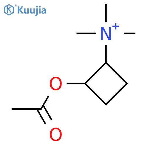 2-acetoxycyclobutyltrimethylammonium structure
