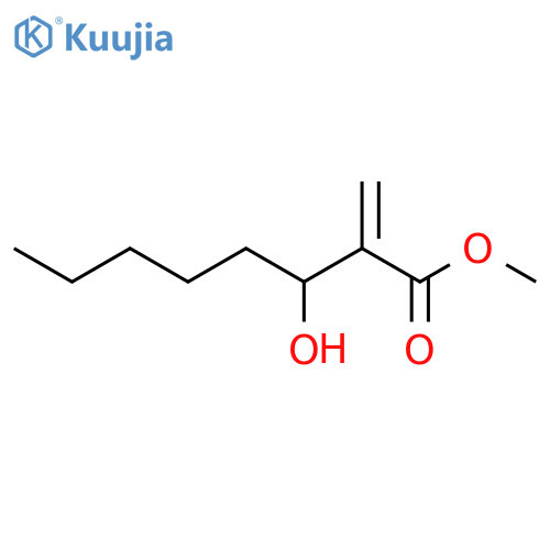 Octanoic acid, 3-hydroxy-2-methylene-, methyl ester structure