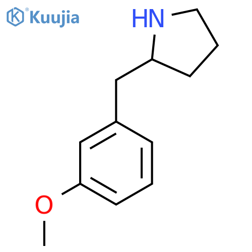 2-(3-methoxyphenyl)methylpyrrolidine structure