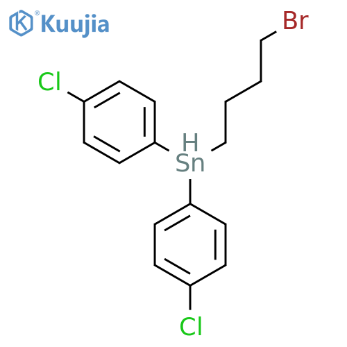 Stannane, bromobutylbis(4-chlorophenyl)- structure