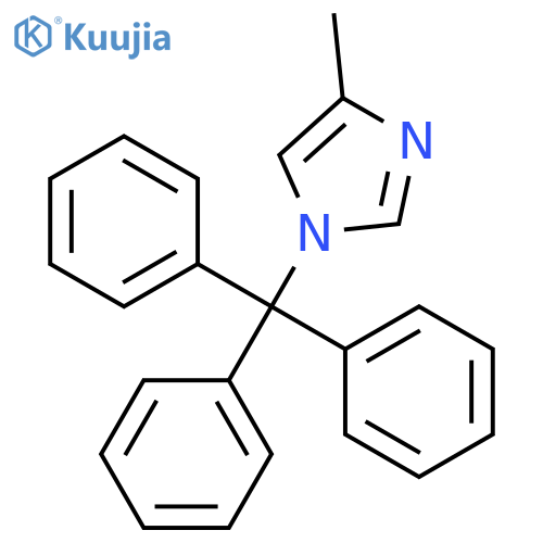 4-Methyl-1-trityl-1H-imidazole structure