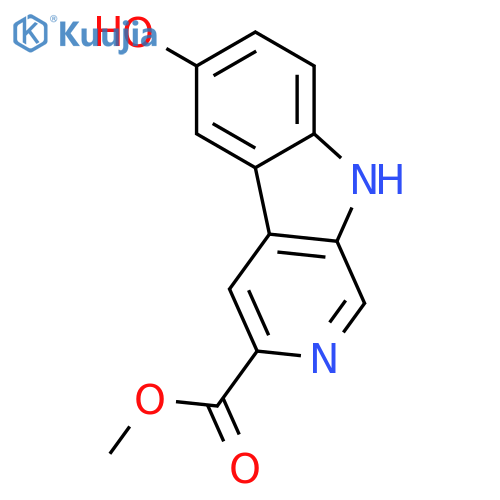 6-hydroxy-beta-carboline-3-carboxylic acid methyl ester structure