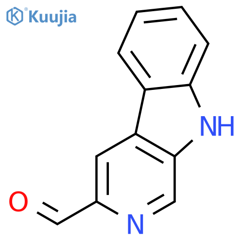 9H-Pyrido[3,4-b]indole-3-carboxaldehyde structure