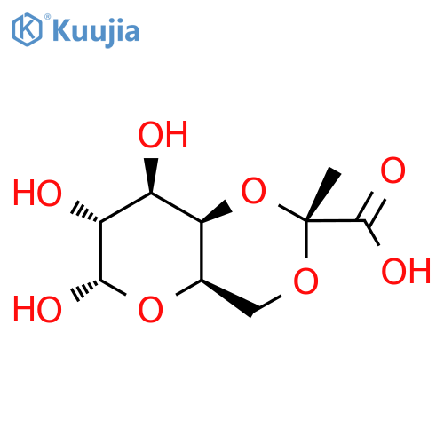 Galactose 4,6-pyruvate acetal structure