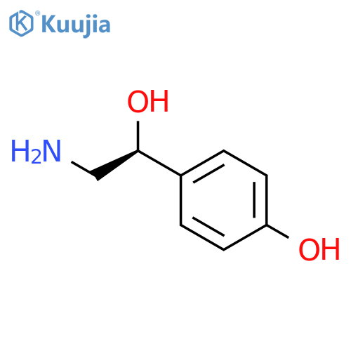 4-(1S)-2-amino-1-hydroxyethylphenol structure
