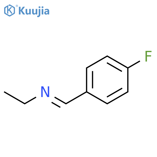 Ethanamine, N-[(4-fluorophenyl)methylene]- structure