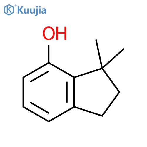 1H-Inden-4-ol, 2,3-dihydro-3,3-dimethyl- structure