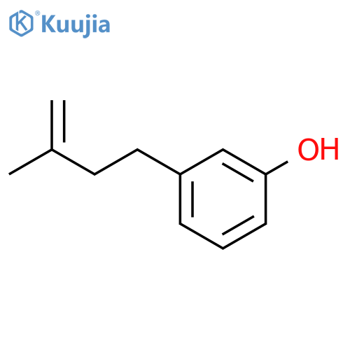 Phenol,3-(3-methyl-3-buten-1-yl)- structure