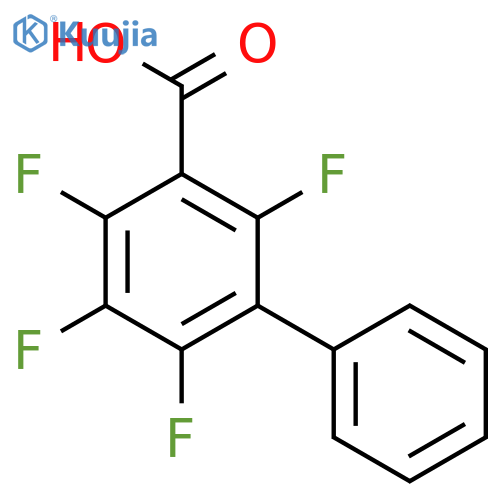 [1,1'-BIPHENYL]-3-CARBOXYLIC ACID, 2,4,5,6-TETRAFLUORO- structure