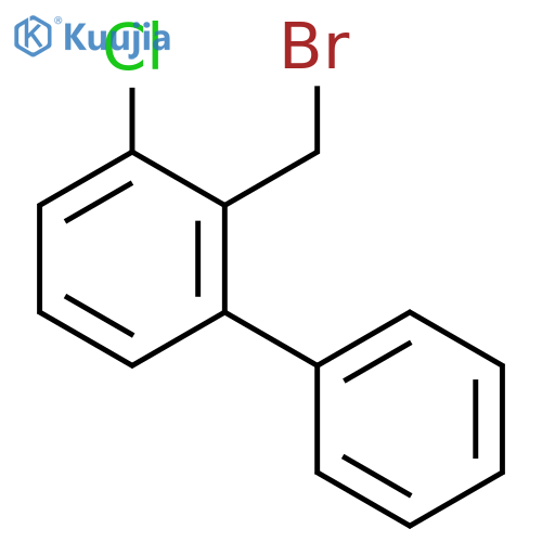 1,1'-Biphenyl, 2-(bromomethyl)-3-chloro- structure