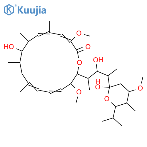 21-O-Methyl-21-O-de(3-carboxy-1-oxo-2-propenyl)-2-demethyl-2-methoxy-24-methylhygrolidin structure