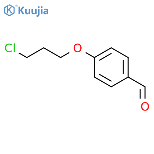 4-(3-chloropropoxy)benzenecarbaldehyde structure