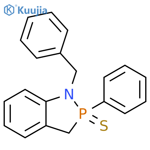 1H-1,2-Benzazaphosphole, 2,3-dihydro-2-phenyl-1-(phenylmethyl)-, 2-sulfide structure