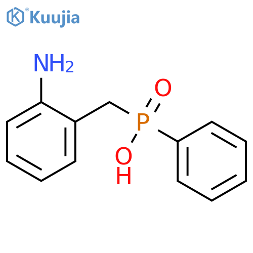 Phosphinic acid, [(2-aminophenyl)methyl]phenyl- structure