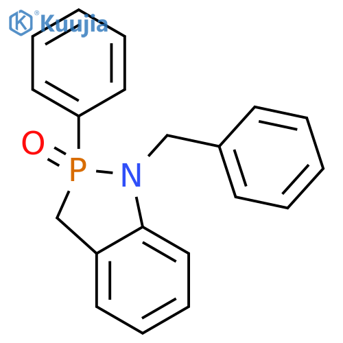 1H-1,2-Benzazaphosphole,2,3-dihydro-2-phenyl-1-(phenylmethyl)-, 2-oxide structure