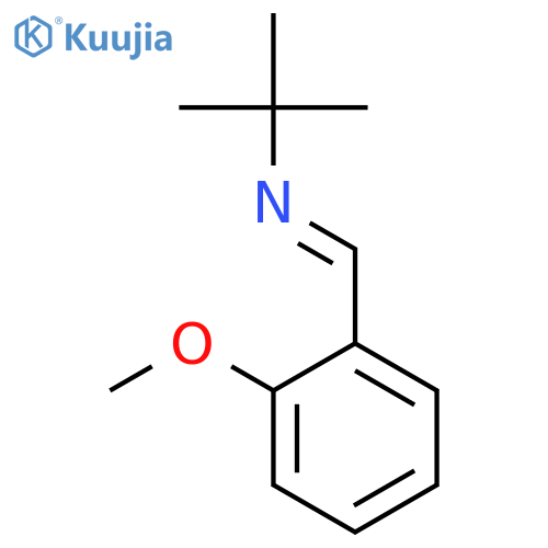 2-Propanamine, N-[(2-methoxyphenyl)methylene]-2-methyl- structure