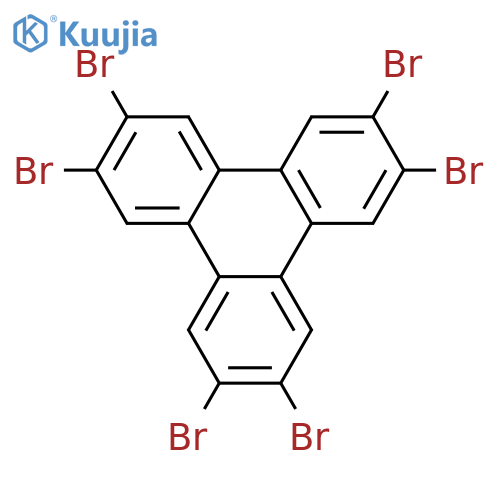 2,3,6,7,10,11-Hexabromotriphenylene structure