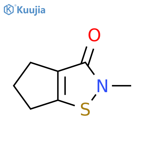 2-methyl-2H,3H,4H,5H,6H-cyclopentad1,2thiazol-3-one structure