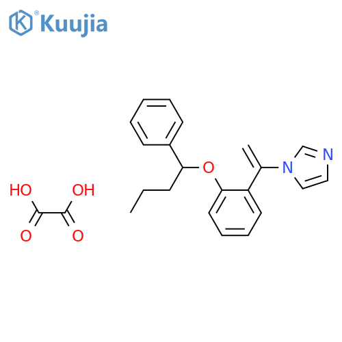 1H-IMIDAZOLE, 1-[1-[2-(1-PHENYLBUTOXY)PHENYL]ETHENYL]-, ETHANEDIOATE(1:1) structure