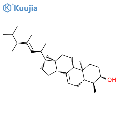 Ergosta-7,22-dien-3-ol, 4,23-dimethyl-, (3b,4a,5a,22E)- structure