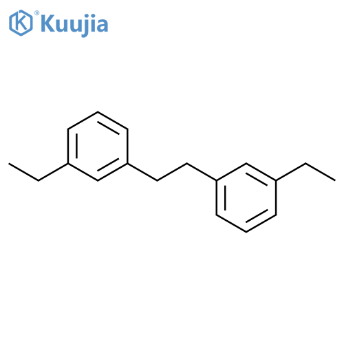 BENZENE, 1,1'-(1,2-ETHANEDIYL)BIS[3-ETHYL- structure