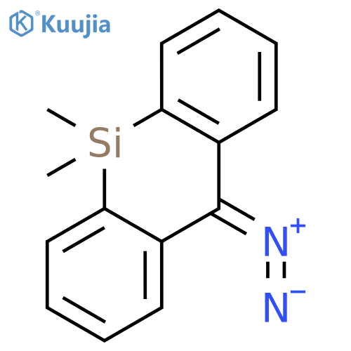 9-Silaanthracene, 10-diazo-9,10-dihydro-9,9-dimethyl- structure